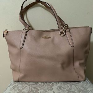 Coach Tan Leather Tote